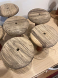 Exotic hardwood bobbins